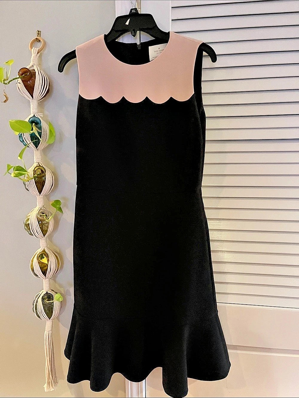 kate spade new york Sleeveless Scallop Neck Fit & Flare Dress